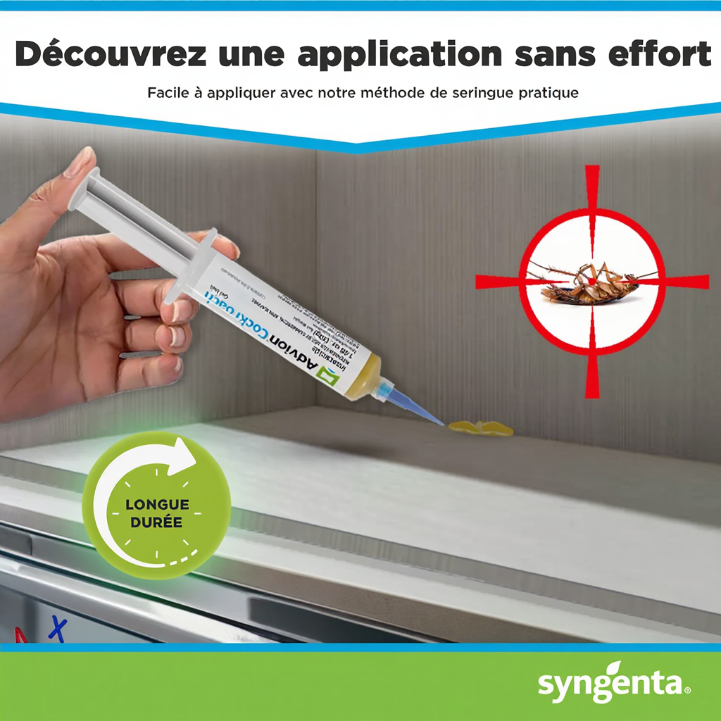 Gel Anti-Cafards Advion – Solution Rapide et Efficace