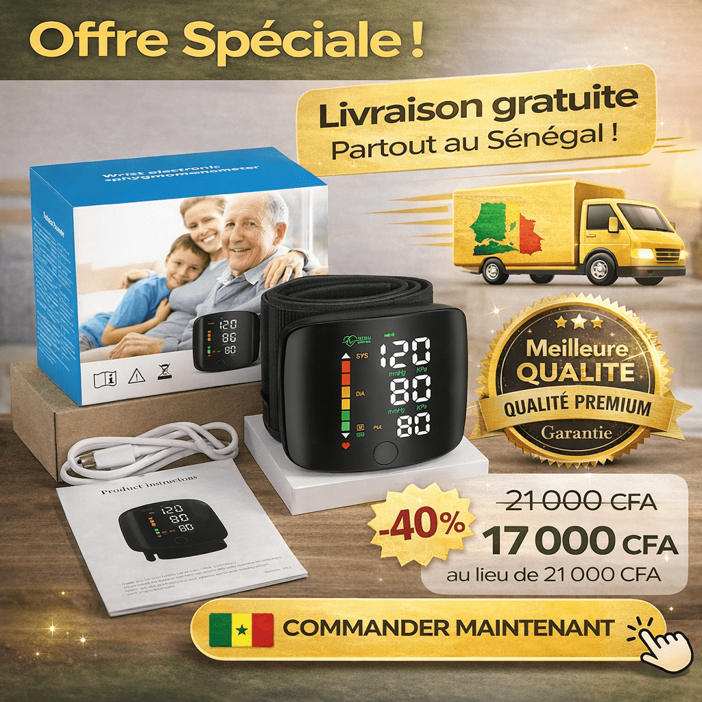 Tensiomètre Électronique Rechargeable – Mesure Précise & Rapide