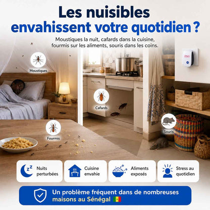 Répulsif Ultrasonique Anti-Nuisibles