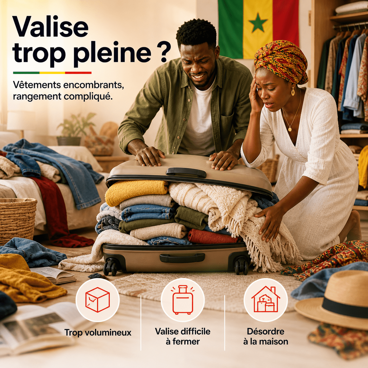 Kit de Rangement – Pompe Électrique + 5 Sacs Inclus