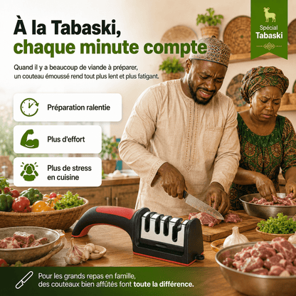 Aiguiseur de Couteaux 4-en-1 Premium