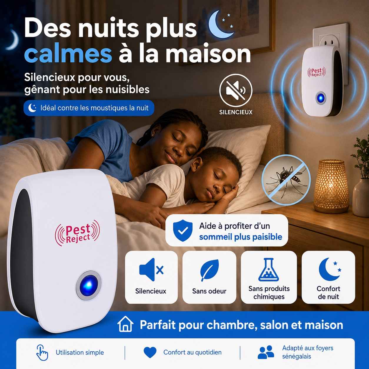 Répulsif Ultrasonique Anti-Nuisibles