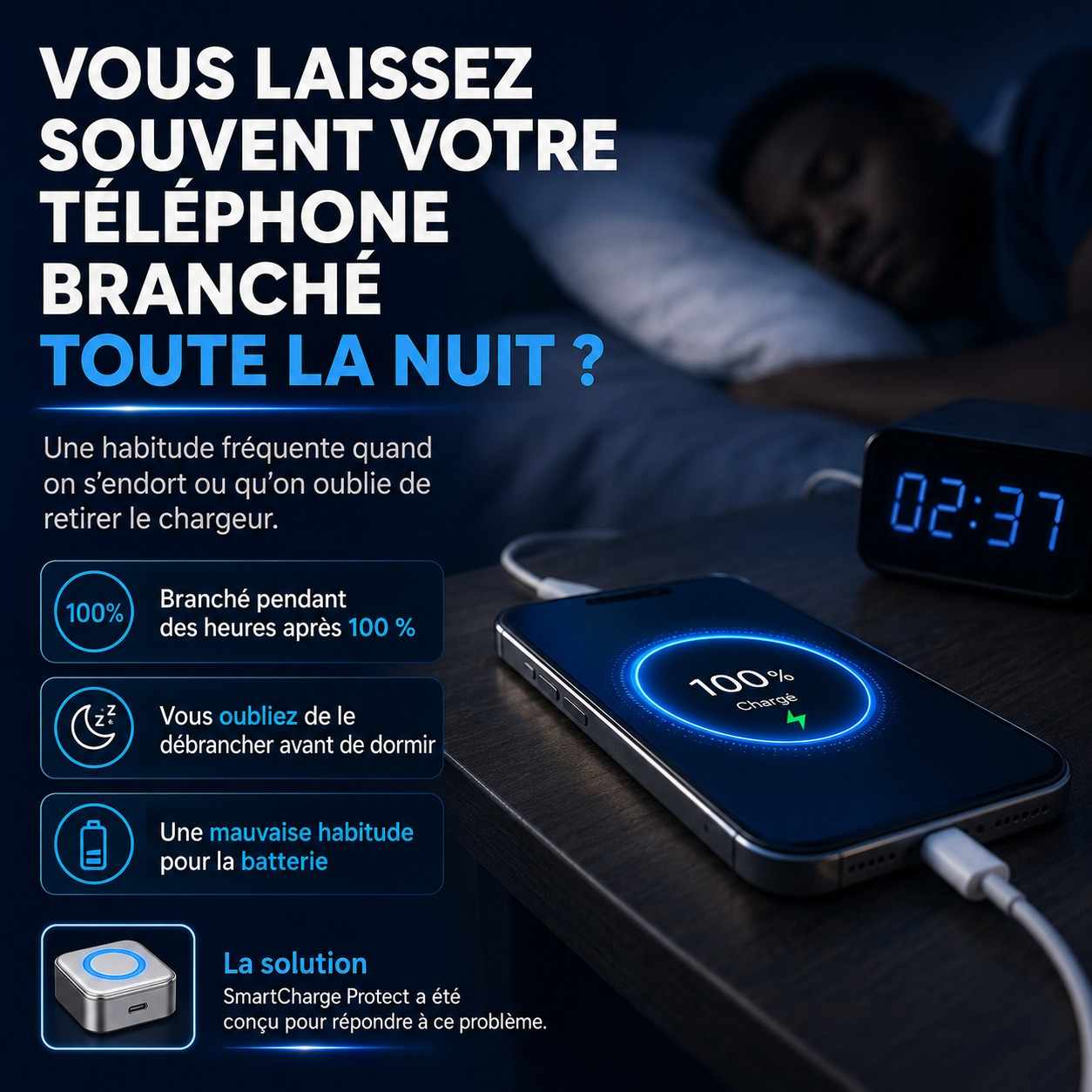 Protecteur de Batterie USB-C – Déconnexion Automatique