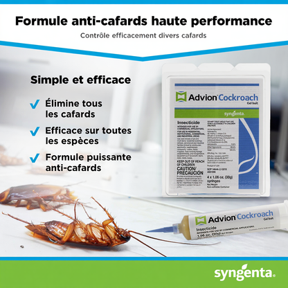 Gel Anti-Cafards Advion – Solution Rapide et Efficace