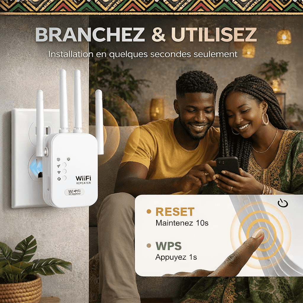 Répéteur Wi-Fi Haute Performance