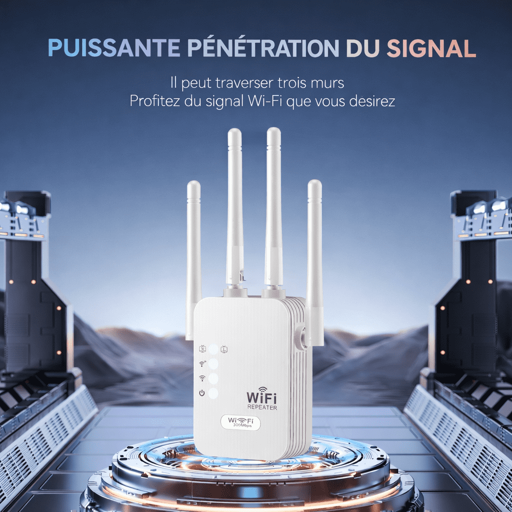 Répéteur Wi-Fi Haute Performance