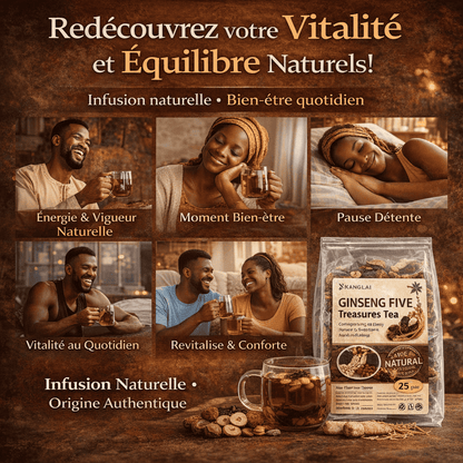 Thé Ginseng Cinq Trésors