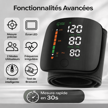 Tensiomètre Électronique Rechargeable – Mesure Précise & Rapide