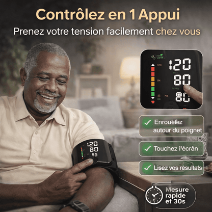 Tensiomètre Électronique Rechargeable – Mesure Précise & Rapide