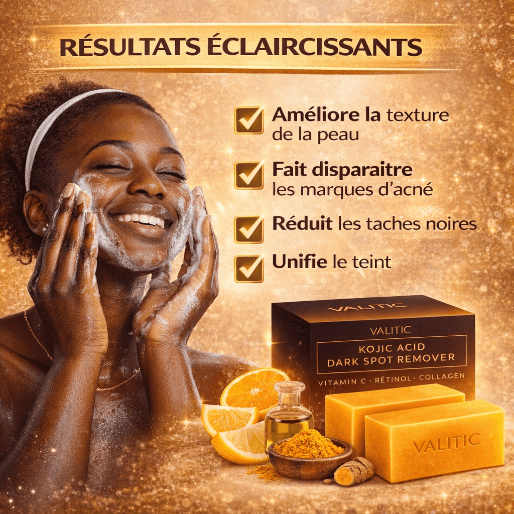 Savon Éclaircissant & Anti-Taches Noires