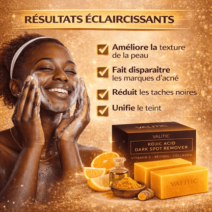 Savon Éclaircissant & Anti-Taches Noires