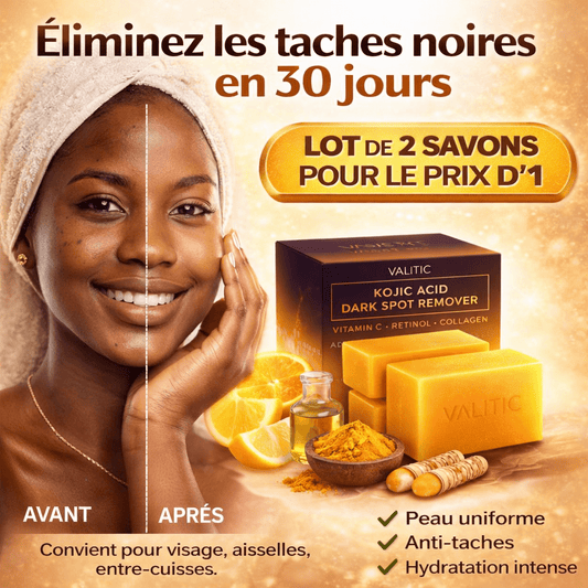 Savon Éclaircissant & Anti-Taches Noires